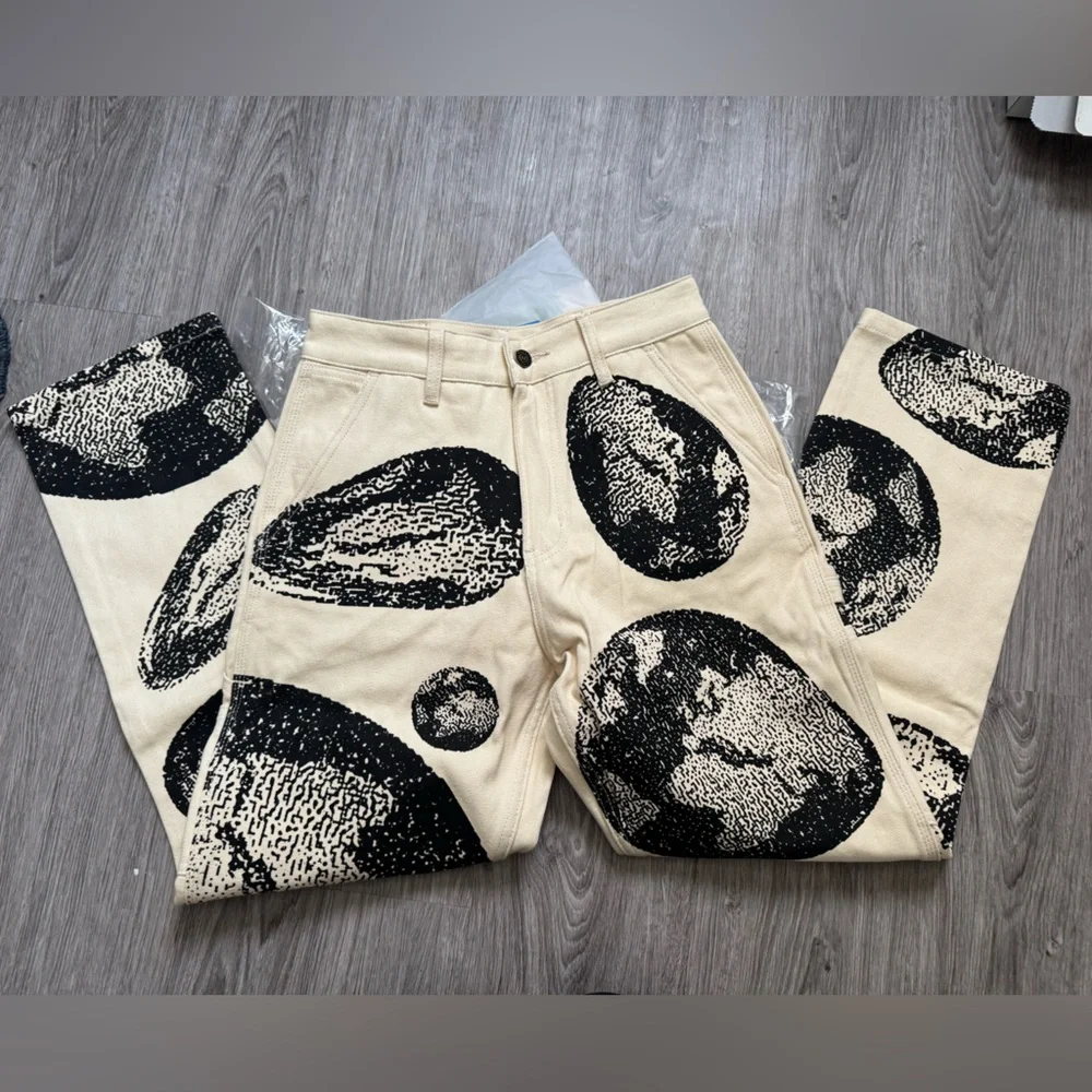Mens Market Bitmap Carpenter Pants - Picture 9 of 13